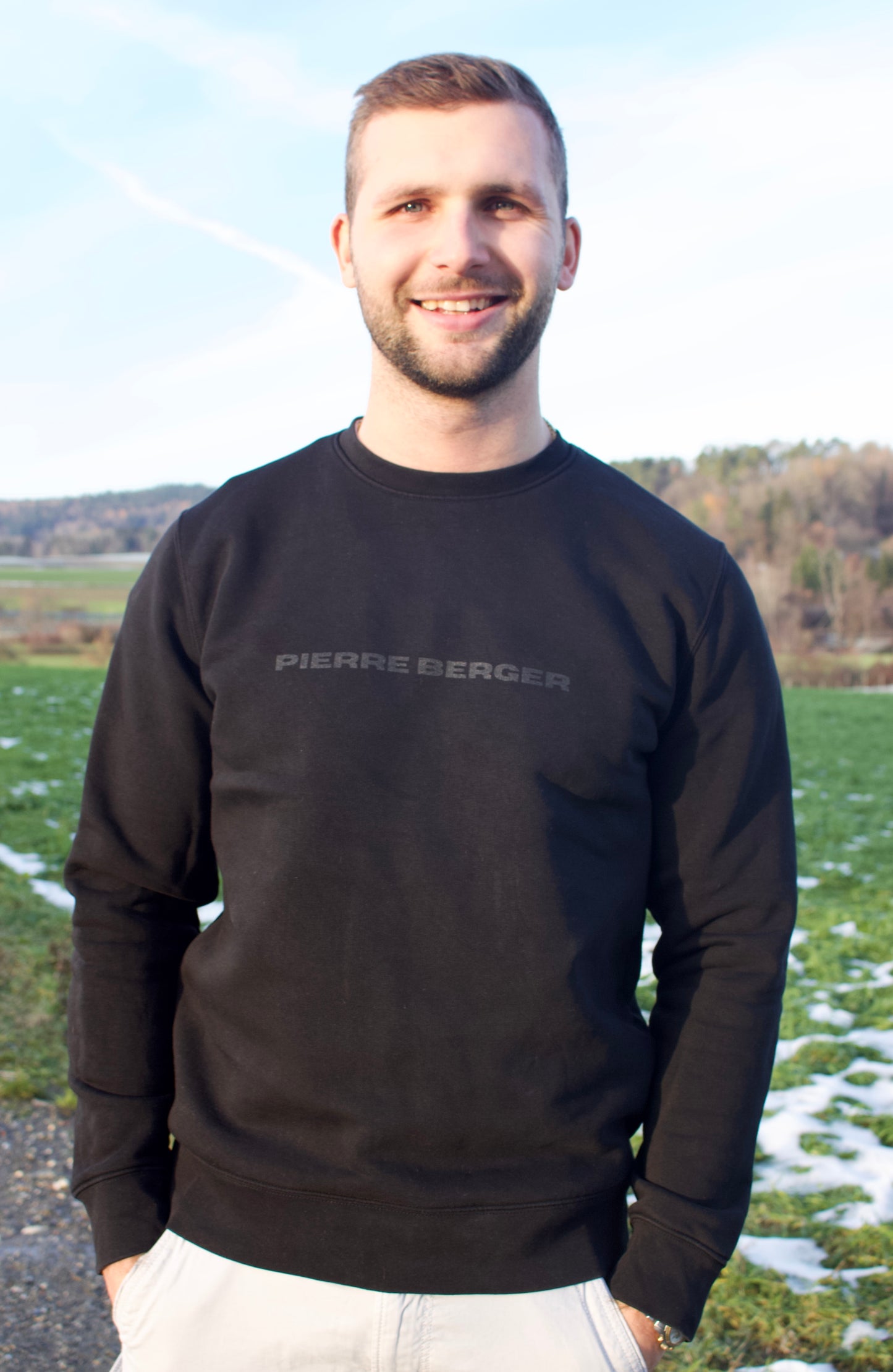 PIERRE BERGER - Unisex crew neck sweatshirt 100% recycled