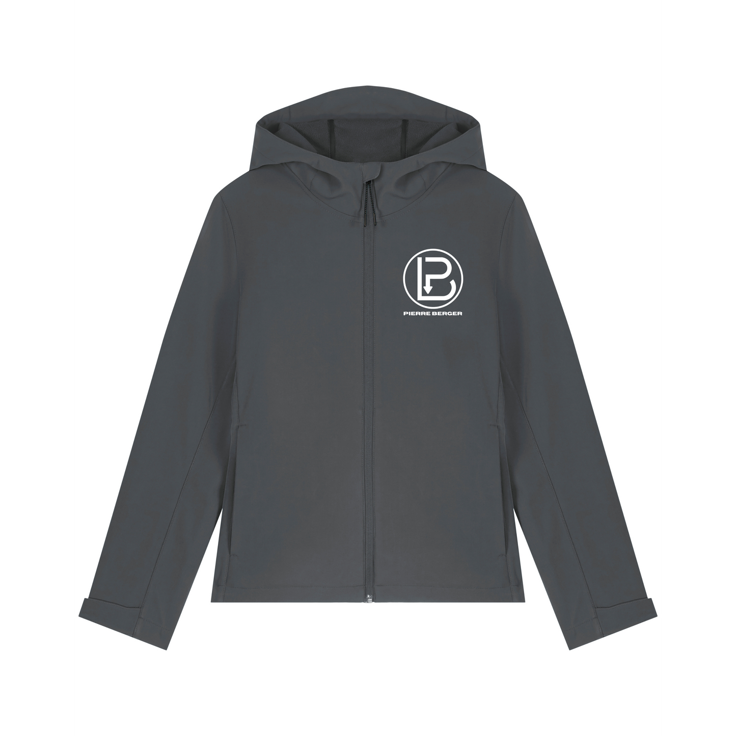 PIERRE BERGER - Damen Softshell Jacke mit Kapuze 100% recycelt Stick
