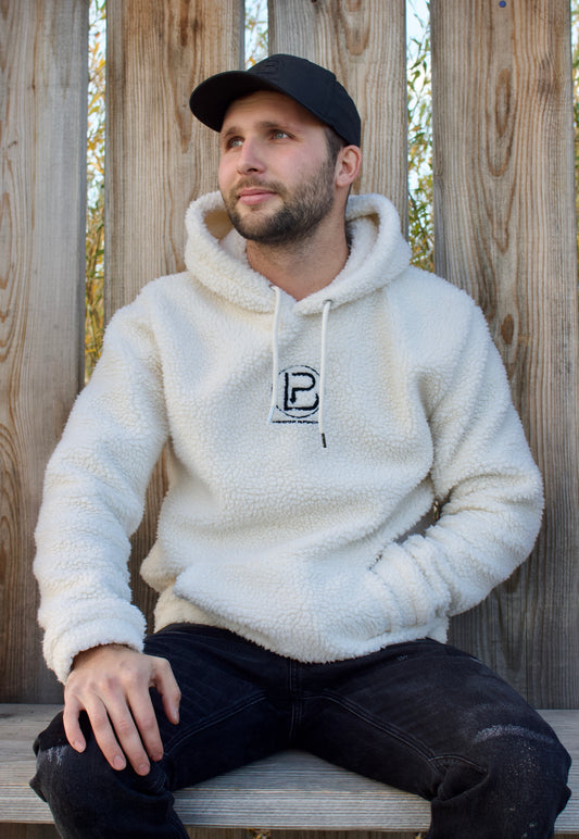 PIERRE BERGER - Unisex Sherpa Hoodie 100% Recycled Stick