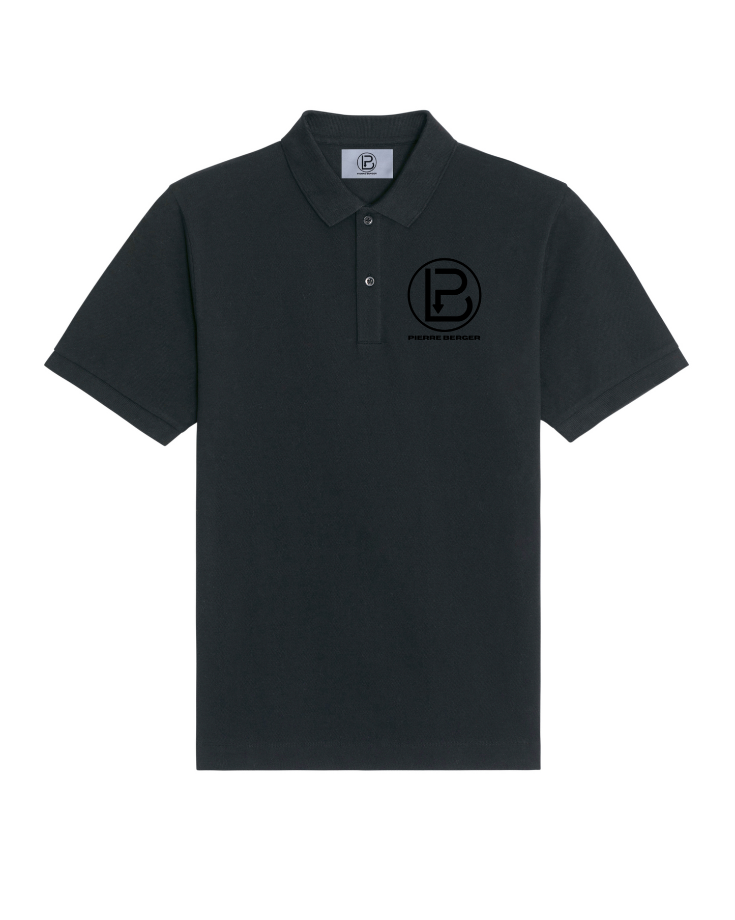 PIERRE BERGER - 100% organic cotton unisex polo shirt embroidery