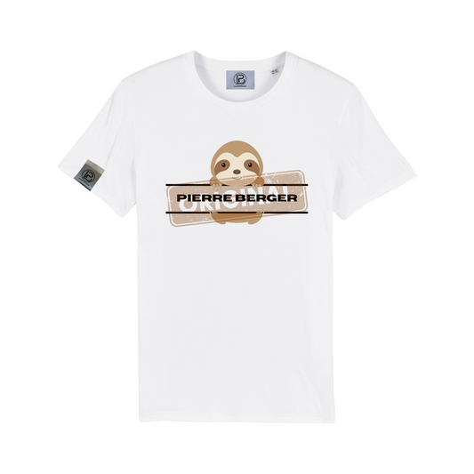 PIERRE BERGER - 100% Bio-Baumwolle Unisex T-Shirt Sloth Original