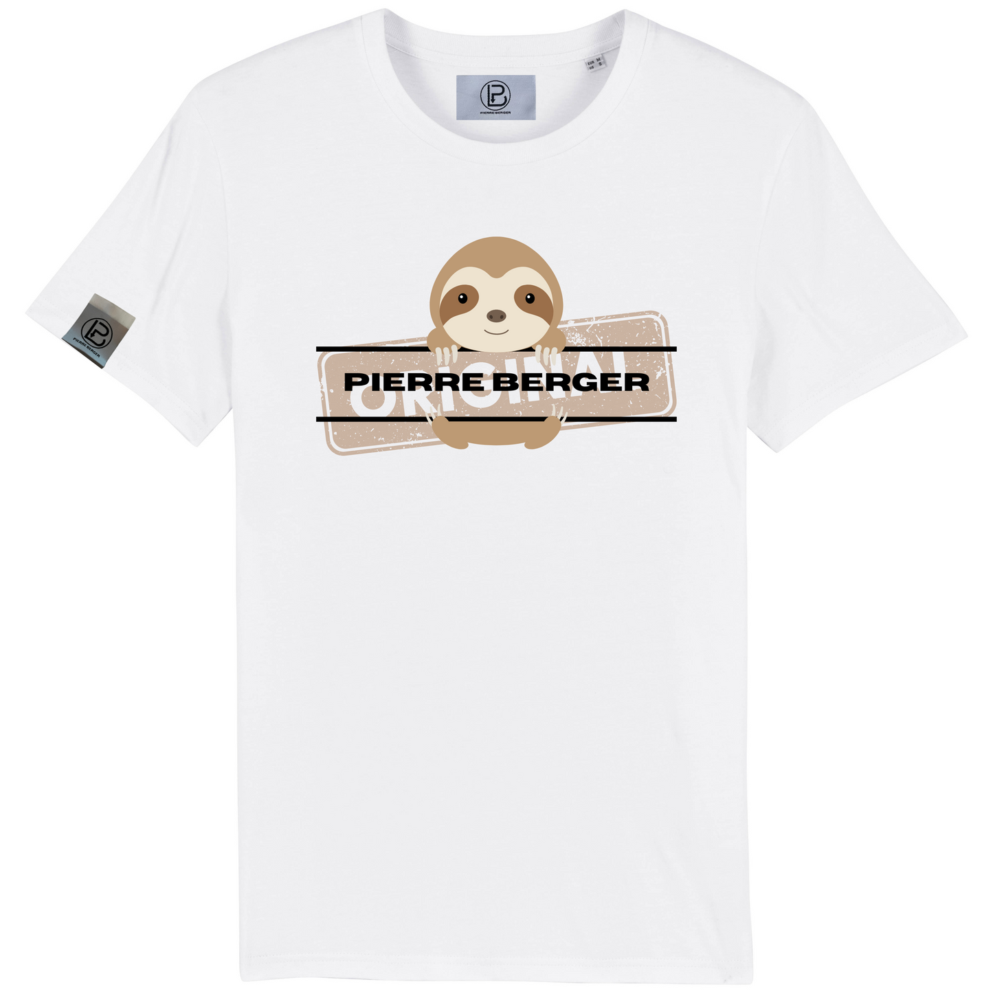 PIERRE BERGER - 100% Bio-Baumwolle Unisex T-Shirt Sloth Original