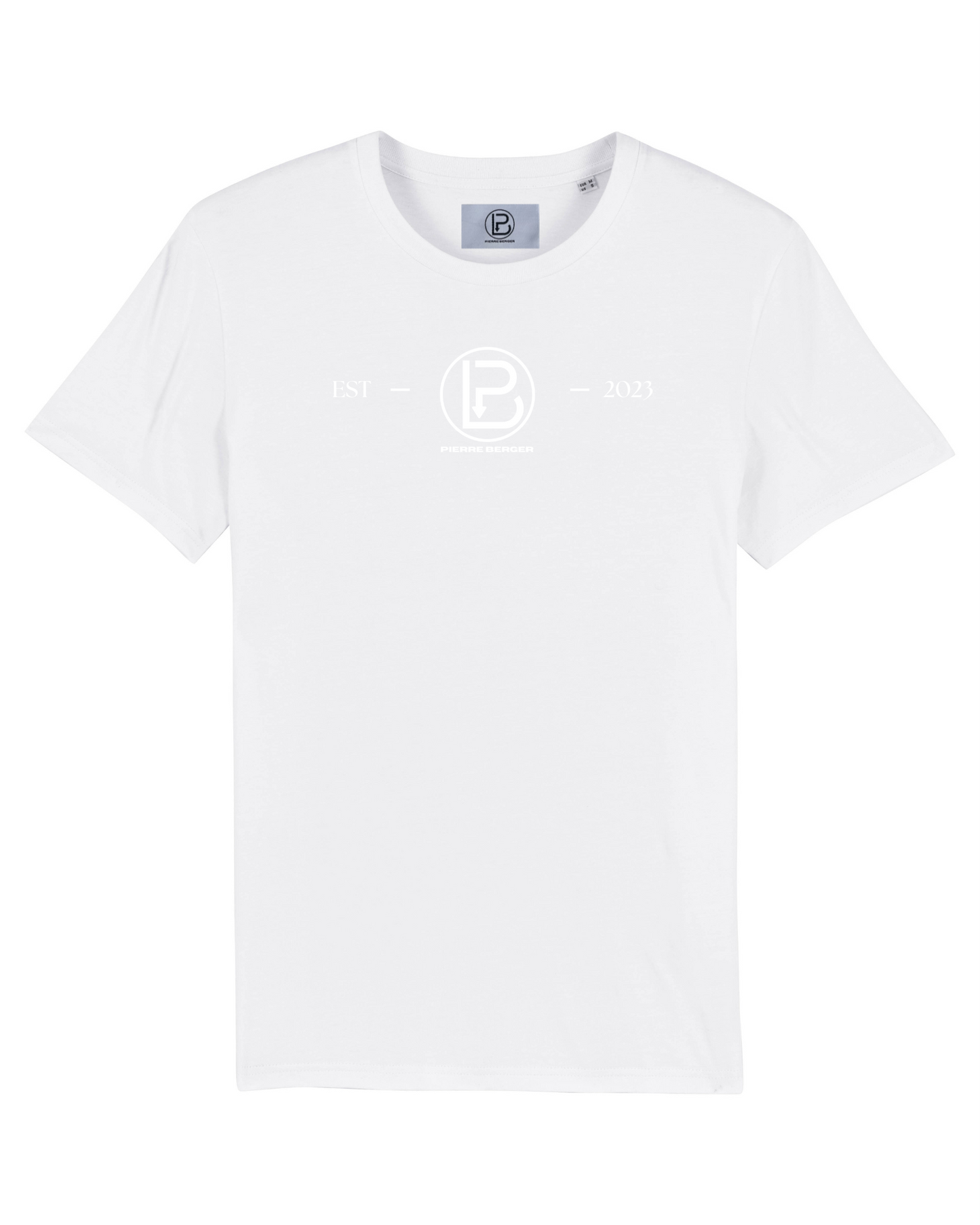 PIERRE BERGER - 100% Bio-Baumwolle Unisex T-Shirt Simple Typograph