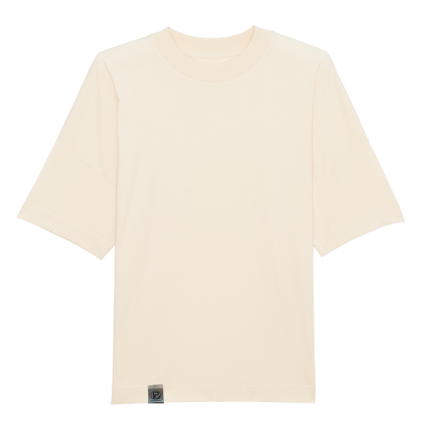 PIERRE BERGER- 100% Bio-Baumwolle Unisex T-Shirt mit Stehkragen