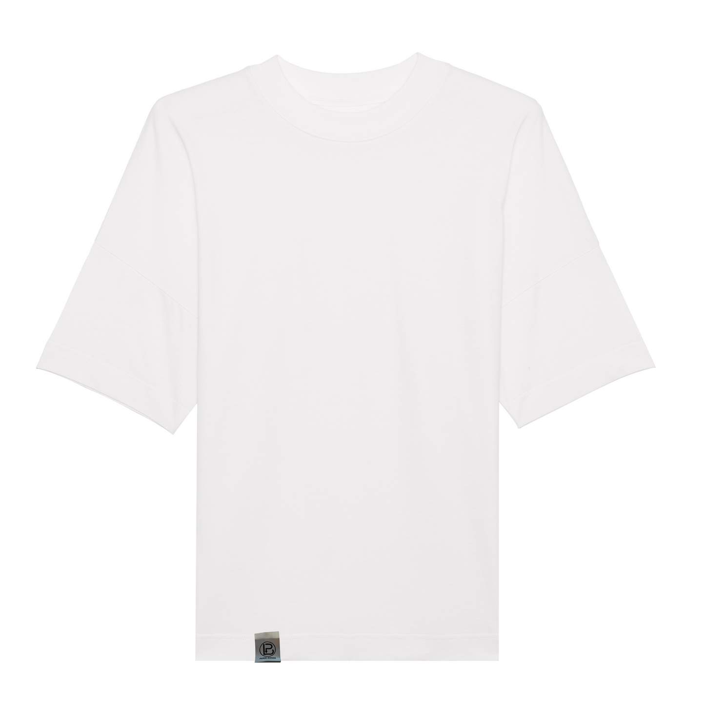 PIERRE BERGER- 100% Bio-Baumwolle Unisex T-Shirt mit Stehkragen